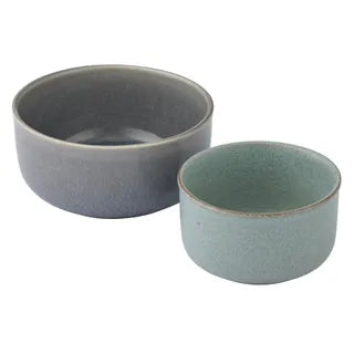 Calice 2pce Ceramic Bowl Set - Denim