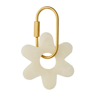 Kip Resin Key Ring - Ivory
