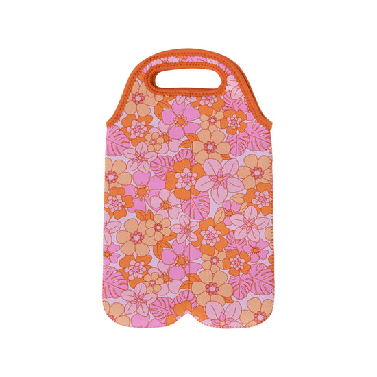 Picnic Retro Floral Wine Cooler