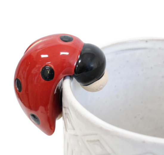 Red Ladybird Pot Sitter