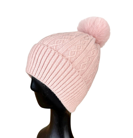 Knit Pom Pom Beanie