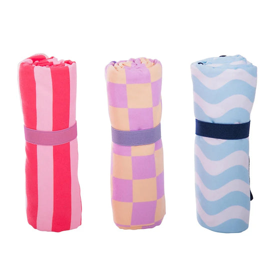 Quick Dry Towel- Blue