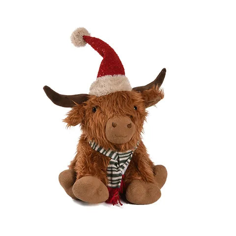 Highland Cow Fabric w Scarf