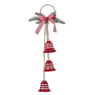 Holly Door Hanging w/bells