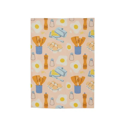 Brekkie Cotton Tea Towel