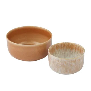 Calice 2pce Ceramic Bowl Set - Terracotta